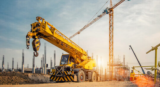 Yellow Crane at Field Engineers