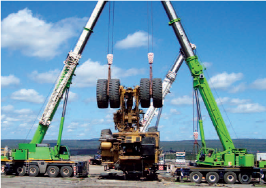 Mining Haul Truck Recovery at Field Engineers