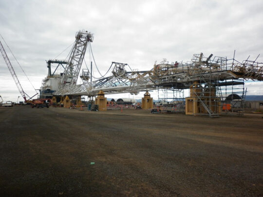 Conveyor Bridge ready to repair by the Engineers of Field Engineers