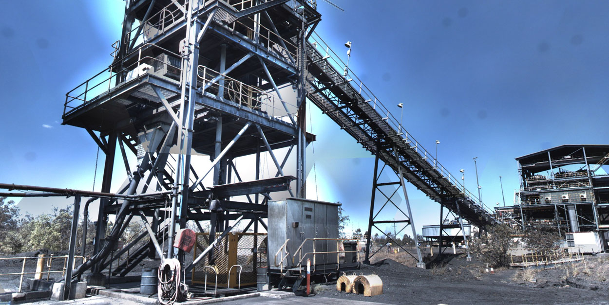 A broken Conveyor Bridge at Field Engineers